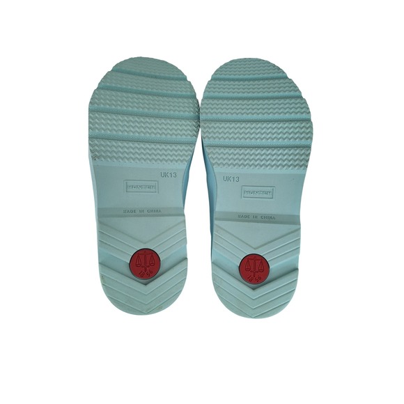 Hunter Kid's Waterproof Short Play Boots US B1/G2 Flowing Blue EUR 32 - Picture 7 of 8